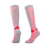 Knee High Merino Wool Ski Socks | Vibrant Color Blocks
